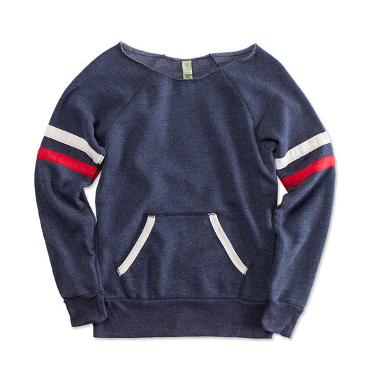Tri-Blend Wideneck Sweatshirt